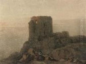 Travellers Before Bolsover Castle, Derbyshire