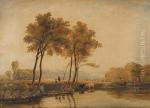 The Thames At Windsor by David I Cox