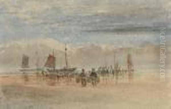 Fishermen Bringing In The Catch - view 1