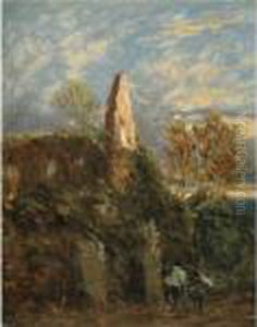 Faggot Gatherers Before A Ruined Abbey