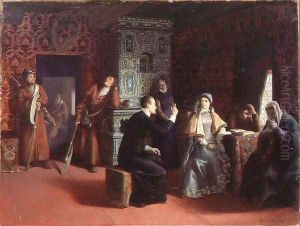Marina Mniszech under Arrest with A Priest
