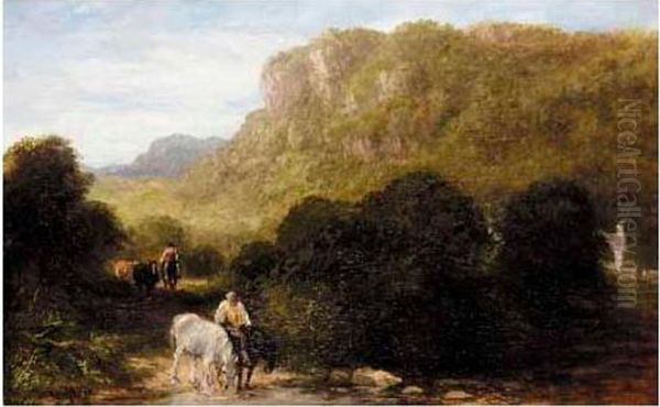 Watering Horses - view 1