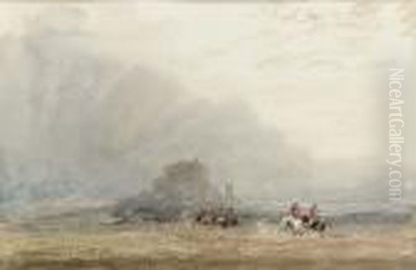 Soldiers Below Stirling Castle - view 1