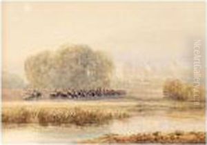 Horsemen Approaching Windsor Castle