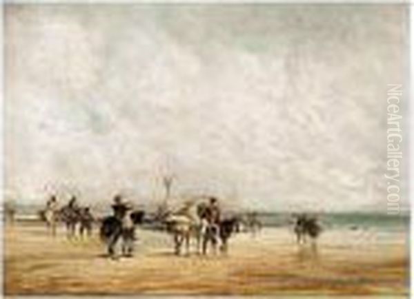 Crossing Lancaster Sands - view 1