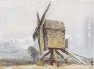 Windmill In A Landscape Windmill In A Landscape