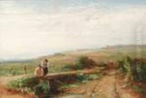 Children Fishing - view 1