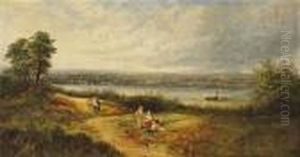 Landschaft An Der Themse by David Cox