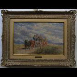 The Farm Cart by David Cox