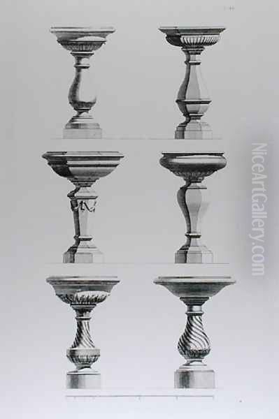 Designs for urns in the antique taste - view 1