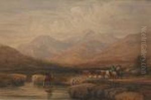 Welsh Drovers Near Capel Carig