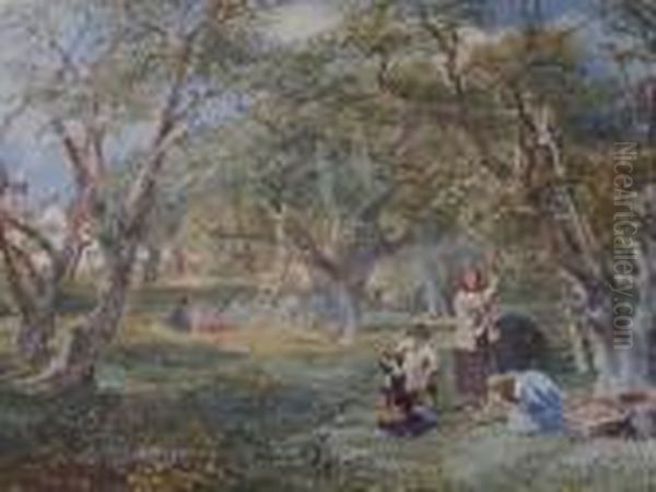 Picking Apples In The Orchard - view 1