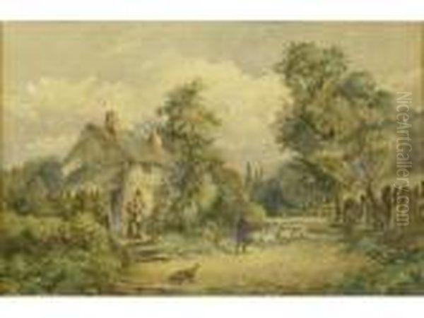 Mother Andchild Outsidecottage - view 1