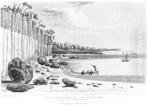 Watering Party Attacked by Natives in South West Bay Goulburn Island by King, Philip Parker