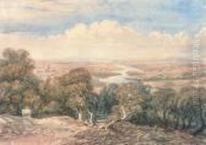 View Over A Meandering River by David Cox