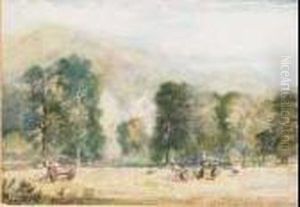 Peasants Harvesting by David Cox