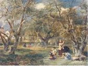 Harvesting Apples by David Cox