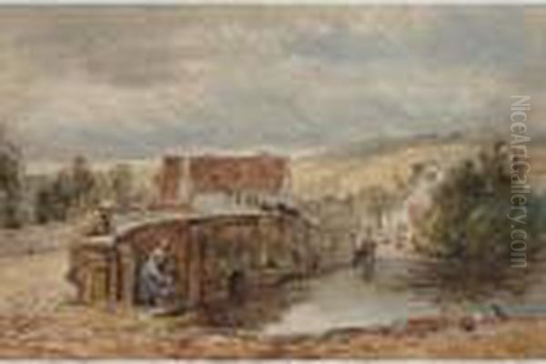 Llangollen Bridge, North Wales - view 1