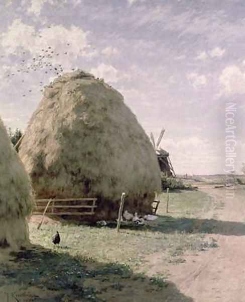 Haystacks - view 1