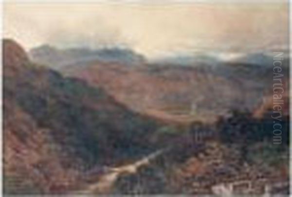Clouds Gathering In The Mountains - view 1