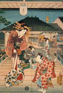 Scene in a Brothel by Utagawa Kunisada II