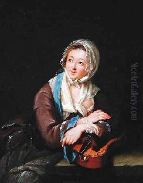 Lady with a Musical Instrument - view 1