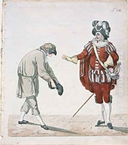 Illustration of the figures 3 by Georg Melchior Kraus
