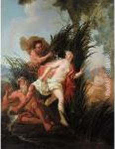 Alphee Poursuivant Arethuse by Antoine Coypel