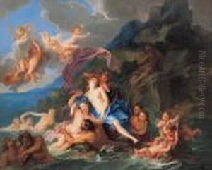 Trionfo Di Galatea by Antoine Coypel