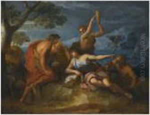 Bacchus And Ariadne by Antoine Coypel