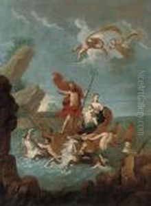 The Triumph Of Neptune And Amphitrite by Antoine Coypel