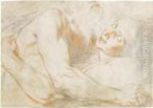 Etude Preparatoire Pour Enee Et Anchise by Antoine Coypel