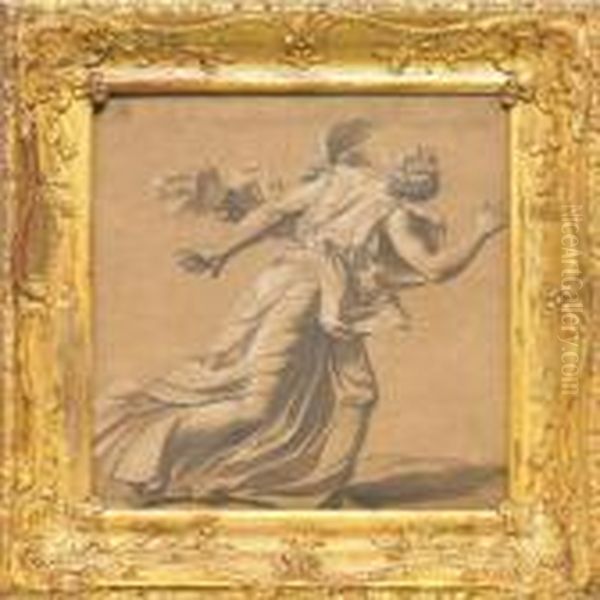 Female Figure Fleeing - view 1