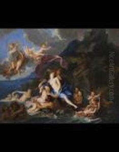 Il Trionfo Di Galatea by Antoine Coypel