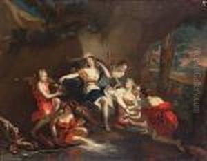 Diana And Her Nymphs Bathing