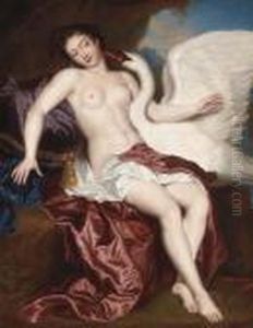 Leda And The Swan by Antoine Coypel