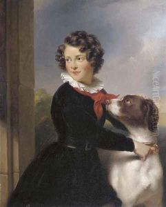 Portrait of Carel Augustus Bernard Desire Rijk (born 1828) by Jan Adam Janszoon Kruseman