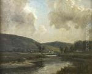 Donegal River Landscape by James Humbert Craig