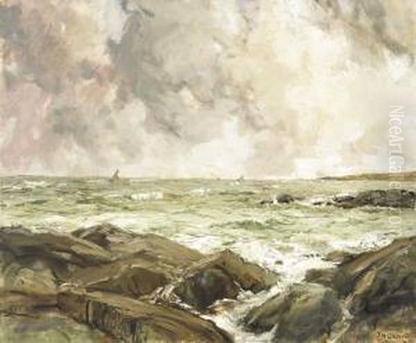 North-east Wind On The Antrim Coast - view 1