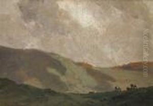 County Antrim Hills With Cattlegrazing