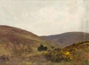Mountain Landscape With Gorse by James Humbert Craig