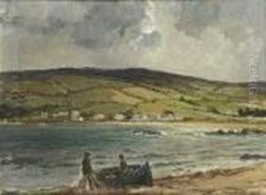 Fishermen With Boat On The Shore, Co. Down Fishermen With Boat On The Shore, Co. Down