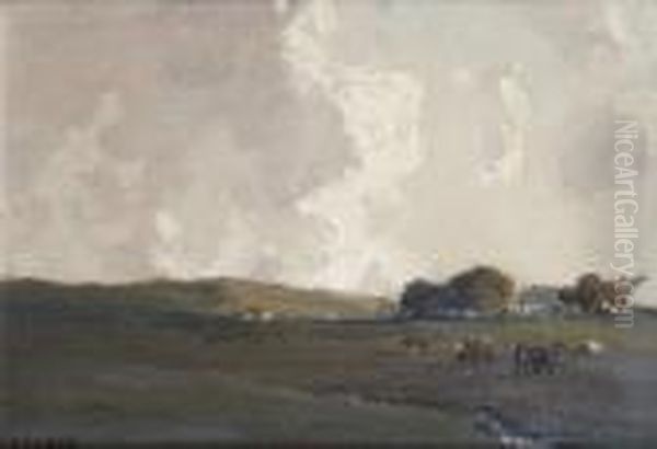 Cattle In Landscape - view 1