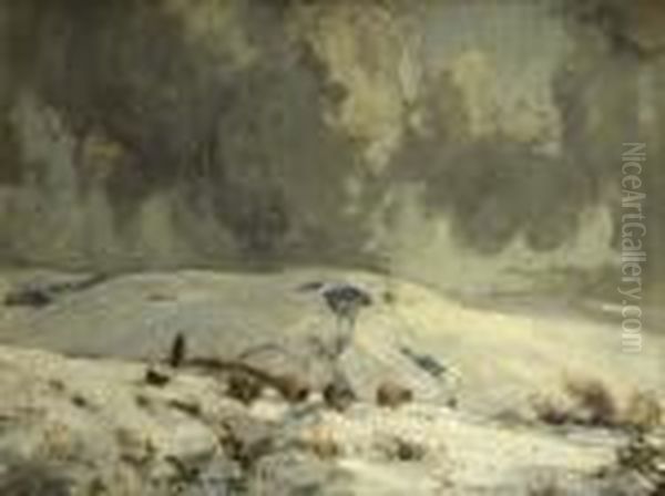 November Snow, Glendun - view 1