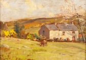 Cattle Grazing In The Glens by James Humbert Craig