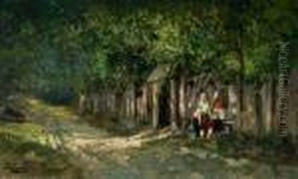 A Rest By The Fence - view 1