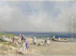 Bathers At Cushendall by James Humbert Craig