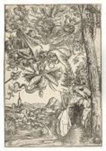 The Temptation Of Saint Anthony by Lucas The Elder Cranach