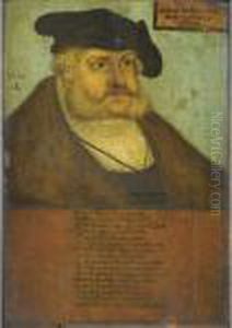 Portrait De L'electeur Frederic Iii De Saxe, Dit Le Sage (1463 -1525) by Lucas The Elder Cranach