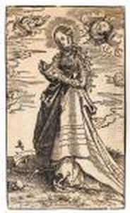 Die Heilige Katharina by Lucas The Elder Cranach